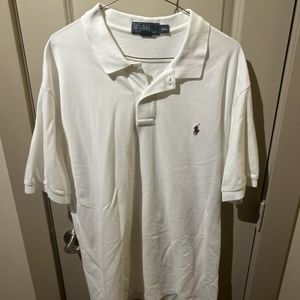 White XXL polo shirt